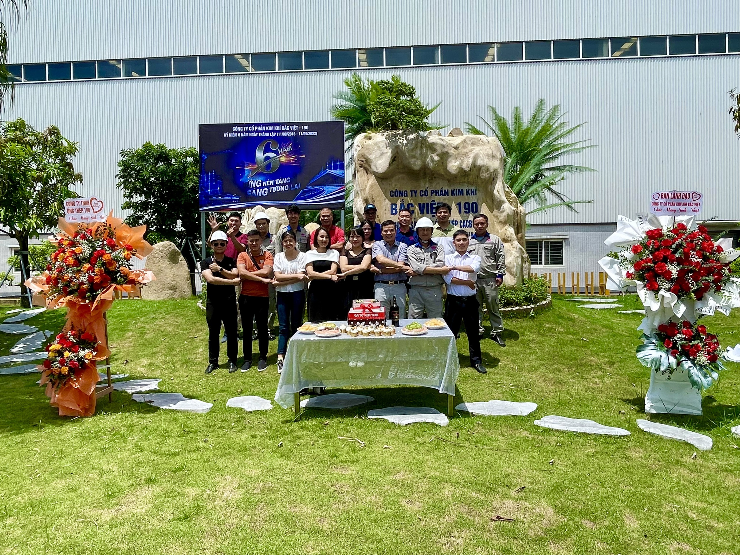 Kỷ niệm 6 năm thành lập Công ty Cổ Phần Kim Khí Bắc Việt