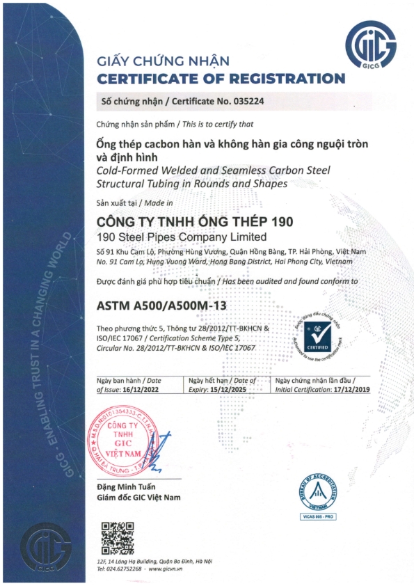Tiêu chuẩn Mỹ ASTM A500/500M - 13 - American Standard